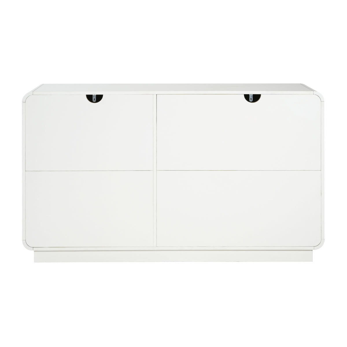 Christopher Knight Home® Modern White Sideboard, 55.1'' Wide Storage Cabinet with 2 Doors and 3 Drawers, Versatile Dining Room,Living Room    RR