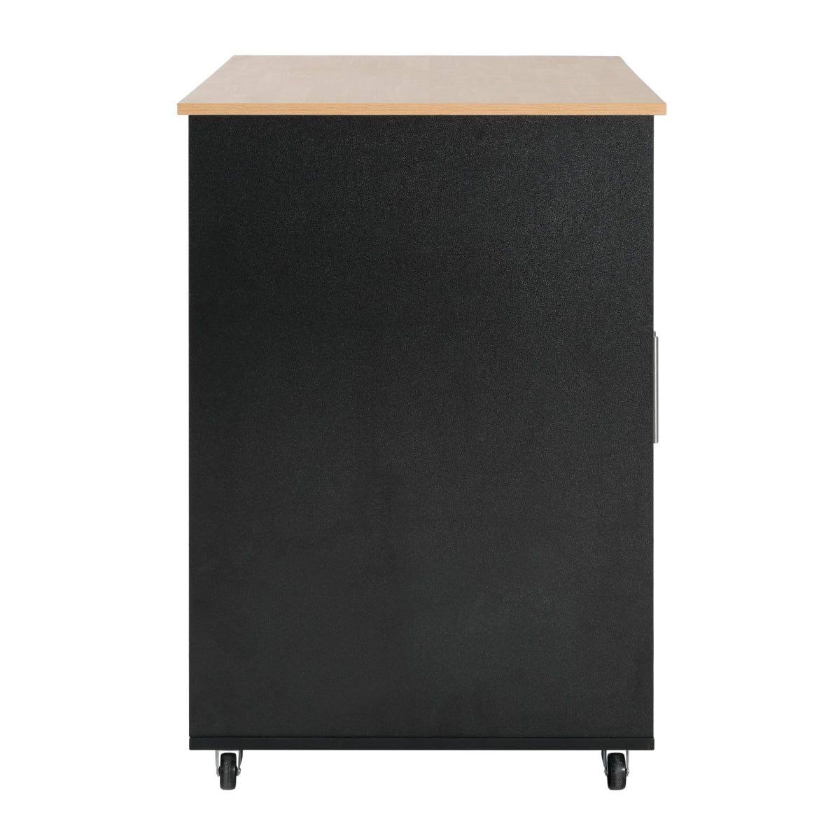 Christopher Knight Home® Mobile Kitchen Cart with Storage, 39.76'' Rolling Kitchen Island with 2 Doors, 3 Drawers & Adjustable Shelf, Black Utility Cart for Kitchen/Dining Room    RR