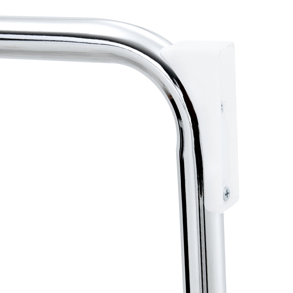 Natural rattan bar stool 2-piece set with solid wood backrest 25 inches medieval modern style counter stool white PU leather kitchen stool chrome metal legs.
