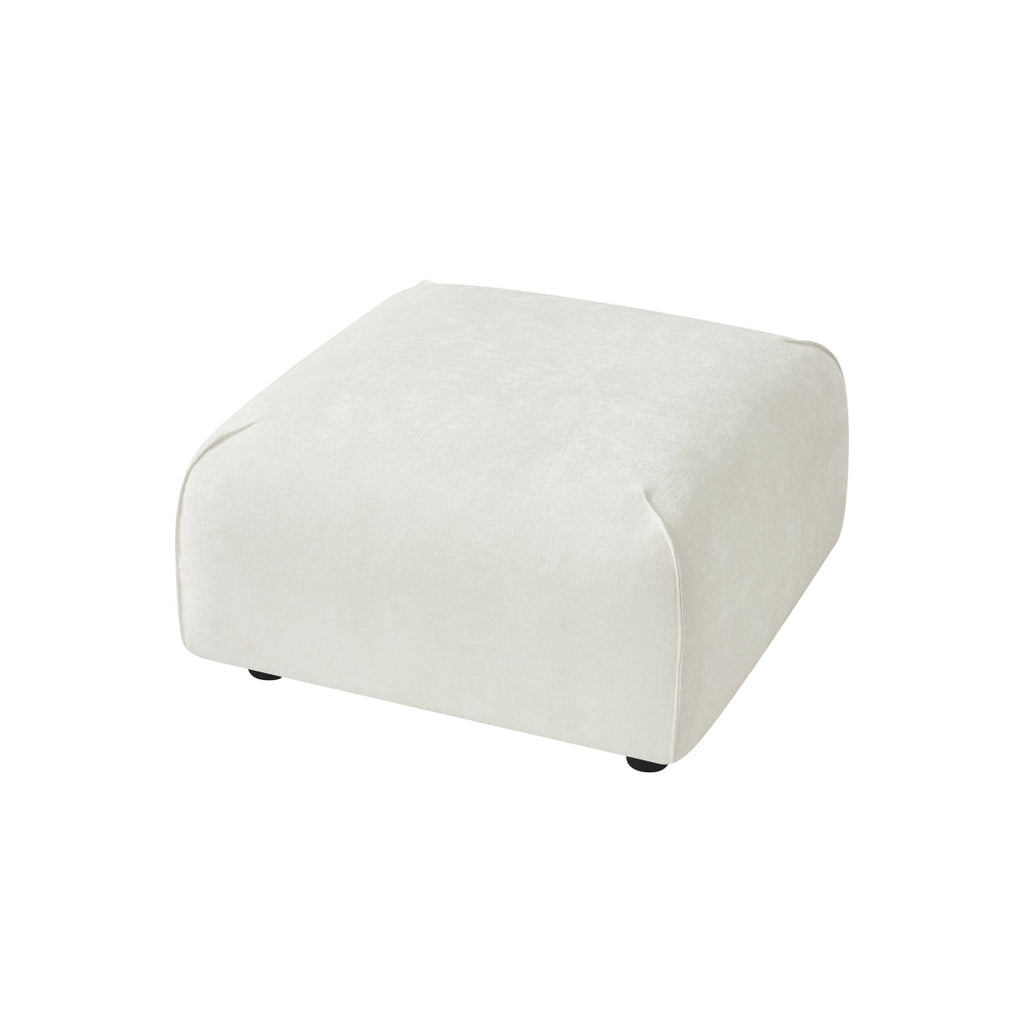 Christopher Knight Home® Modern Plush Accent Chair with Ottoman Set – Compact Upholstered Lounge Set for Living Room & Bedroom